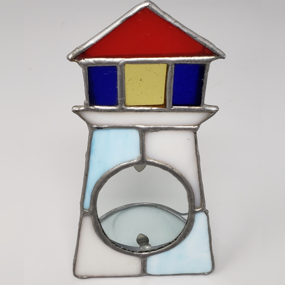 Stained Glass Lighthouse Picture Frame - Picture 8 of 8
